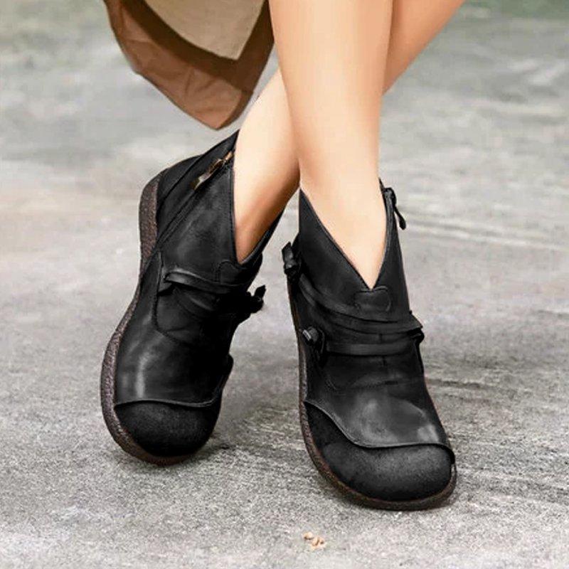 Women Flat ankle boot